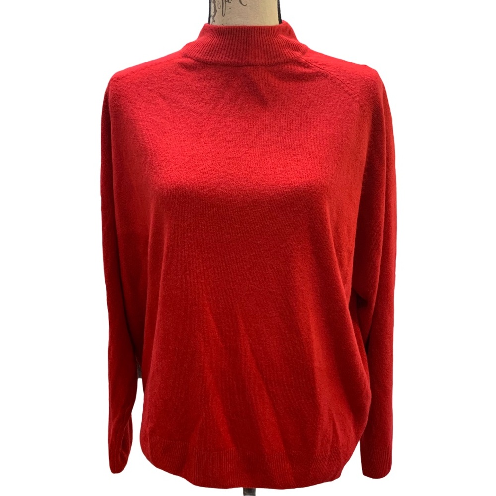 Tog Shop Spindrift Red Long-Sleeve Mock Neck size 1X